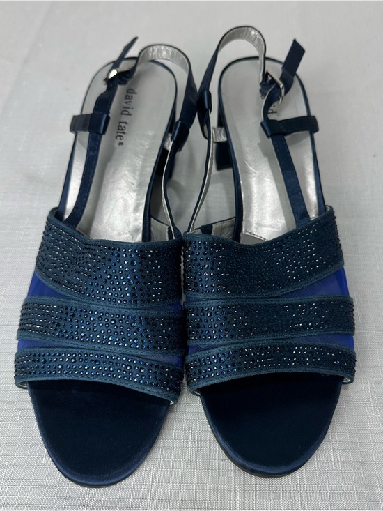 David Tate Shoes - David Tate Desire Shoe in Navy Size 10W